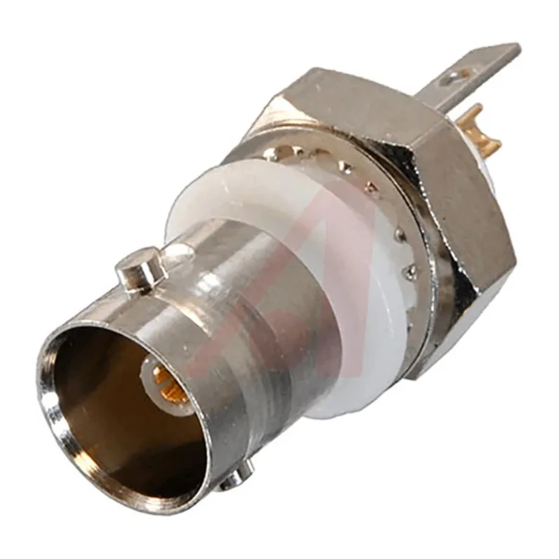 Cinch BNC Series Coaxial Connector Panel Mount Female BNC, 50 Ω, Straight Body Solder CPAD520