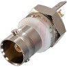Cinch BNC Series Coaxial Connector Panel Mount Female BNC, 50 Ω, Straight Body Solder CPAD520