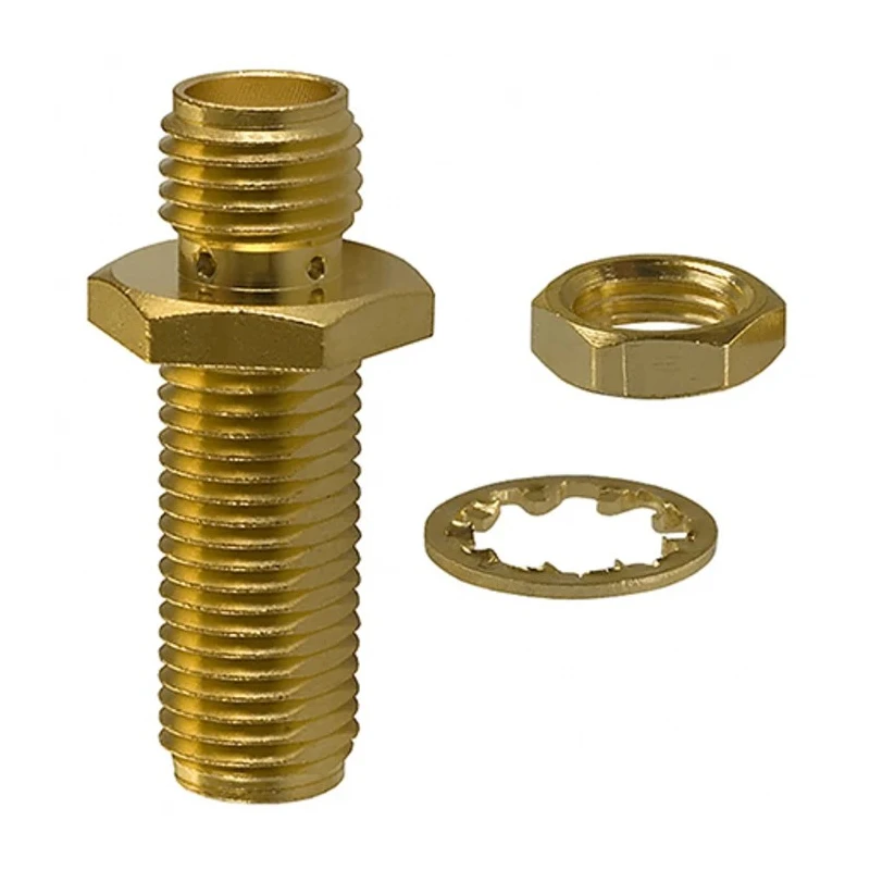Cinch SMA Series Coaxial Connector Panel Mount Female SMA 50 Ω Straight Body 142-0901-401