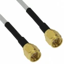 Cinch 415 Series 610 mm RG316DS Coaxial Cable 50 Ω 250V AC Black Terminated RG316DS