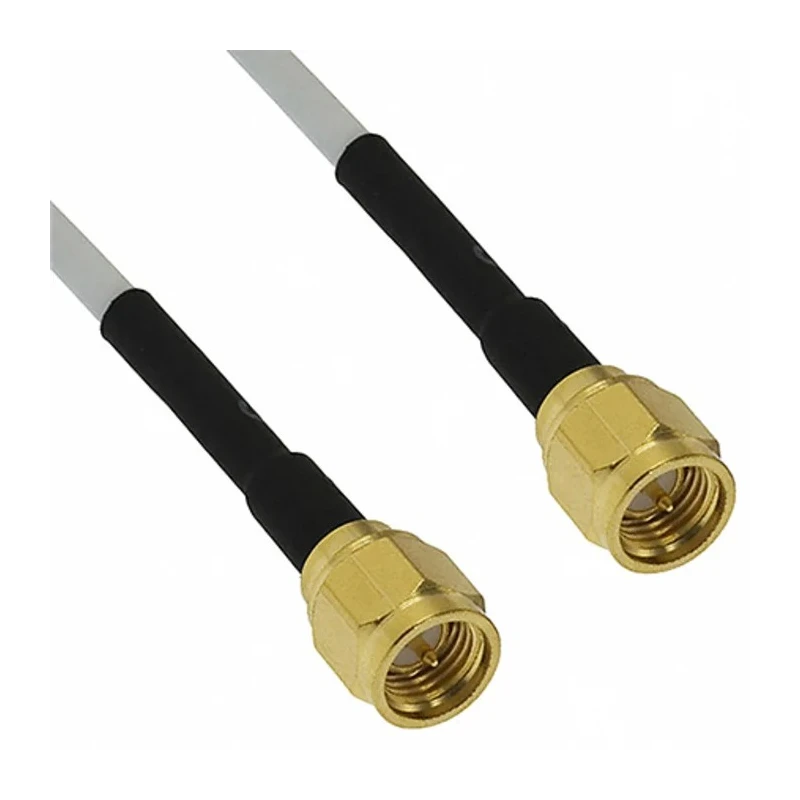Cinch 415 Series 610 mm RG316DS Coaxial Cable 50 Ω 250V AC Black Terminated RG316DS