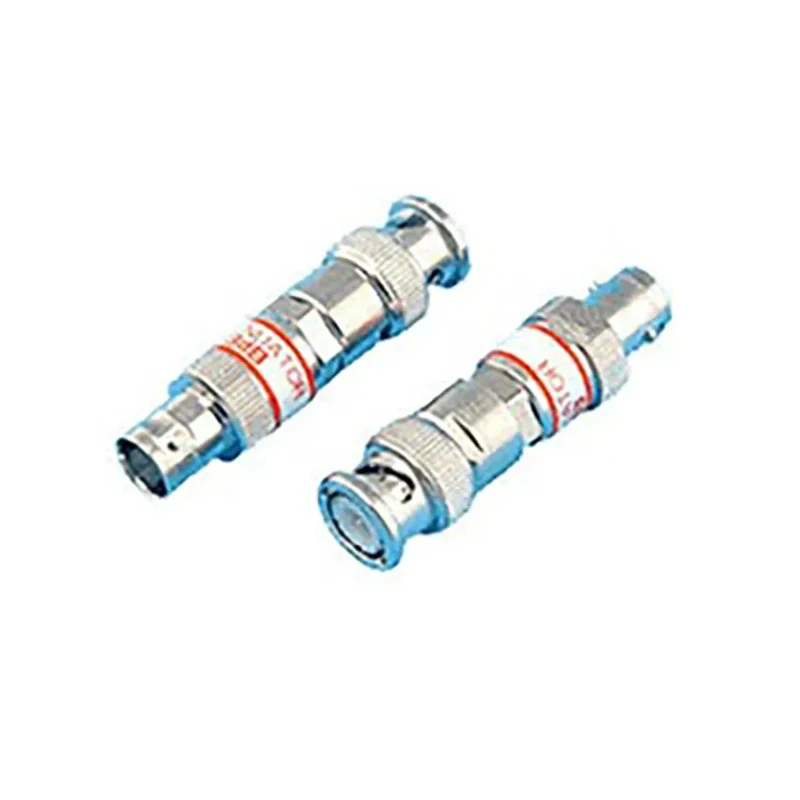 Cinch RF Attenuator Straight 6 dB BNC Plug to BNC Socket 50Ω Nickel Plated Brass 27-9300-6