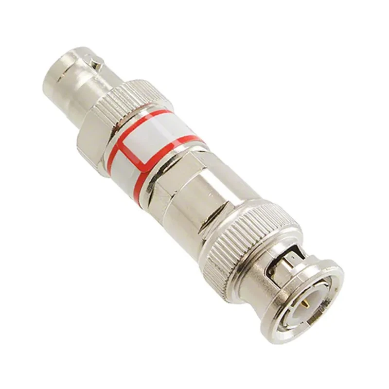 Cinch RF Attenuator BNC Plug to BNC Socket 50Ω 10 dB Nickel Body Gold Plated Contacts 27-9300-10