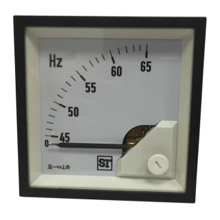 Sifam Tinsley Sigma Frequency Meter 45-65 Hz Polycarbonate Case Panel Mount ZQ94-46243N1CAW0ST