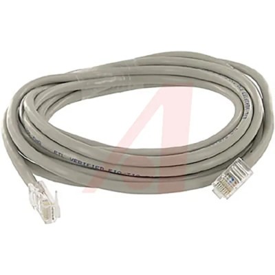 Cinch Cat5e Unscreened Stranded Ethernet Cable 4.27 m Grey Terminated 73 Series 