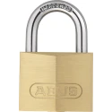 ABUS Keyed Brass Padlock Weatherproof, 6 mm Shackle Diameter, 22 mm Shackle Length, 39 mm Body Width 49968