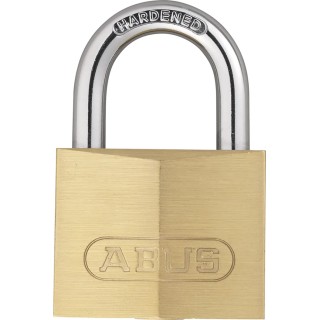 ABUS Keyed Brass Padlock Weatherproof, 6 mm Shackle Diameter, 22 mm Shackle Length, 39 mm Body Width 49968