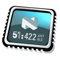 Nordic Semiconductor Bluetooth Smart Bluetooth SoC Microcontroller 48-Pin QFN 256kB Flash 32kB RAM Surface NRF51422-QFAA-T