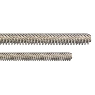 Igus Dryspin Lead Screw, 14 mm Shaft Diameter, 500 mm Shaft Length, Lead 25 mm, Iglidur J Material DST-LS-14x25-R-500-ES
