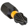 DeWALT Impact Torsion Screwdriver Bit Set 5-Piece DT7388T-QZ, 25 mm Length, Hex Shank, Hardened Steel Tips