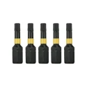 DeWALT Screwdriver Bit Set T20 Tip Hex Drive 25 mm Overall Length 5-Piece DT7381T-QZ