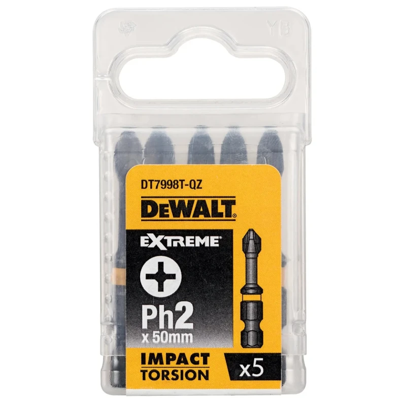 DeWALT Impact Torsion Phillips Screwdriver Bit Set 5-Piece DT7998T-QZ