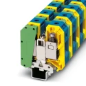 Phoenix Contact N Series Earth Terminal Block Green, Yellow, 16mm² - 50 mm², 1-Level, Screw 3009163