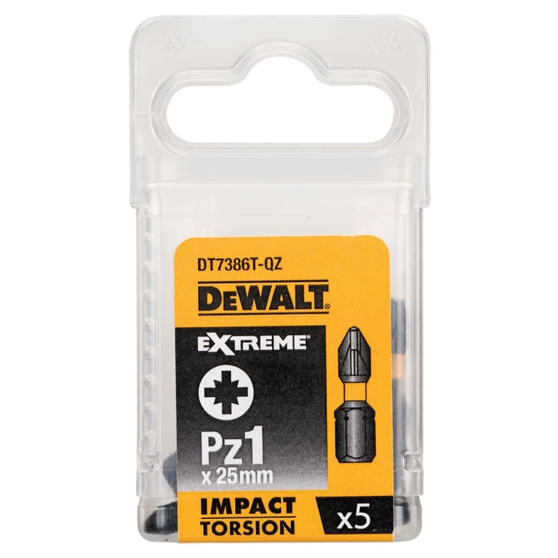 DeWALT Impact Torsion Hardened Screwdriver Bit 5-Piece Set DT7386T-QZ