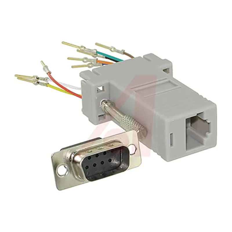 Cinch 9-Way D-Sub to Male Male RJ45 Female Female D-Sub Adapter DB9 Series 40 