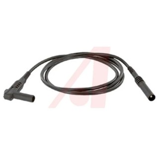 Mueller Electric Connector Test Lead 20A, 1kV, Black, 1m Lead Length BU-6162-N-39-0