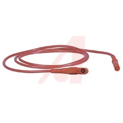 Mueller Electric Connector Test Lead 20A, 1kV, Red, 1 m Lead Length BU-6162-N-39-2