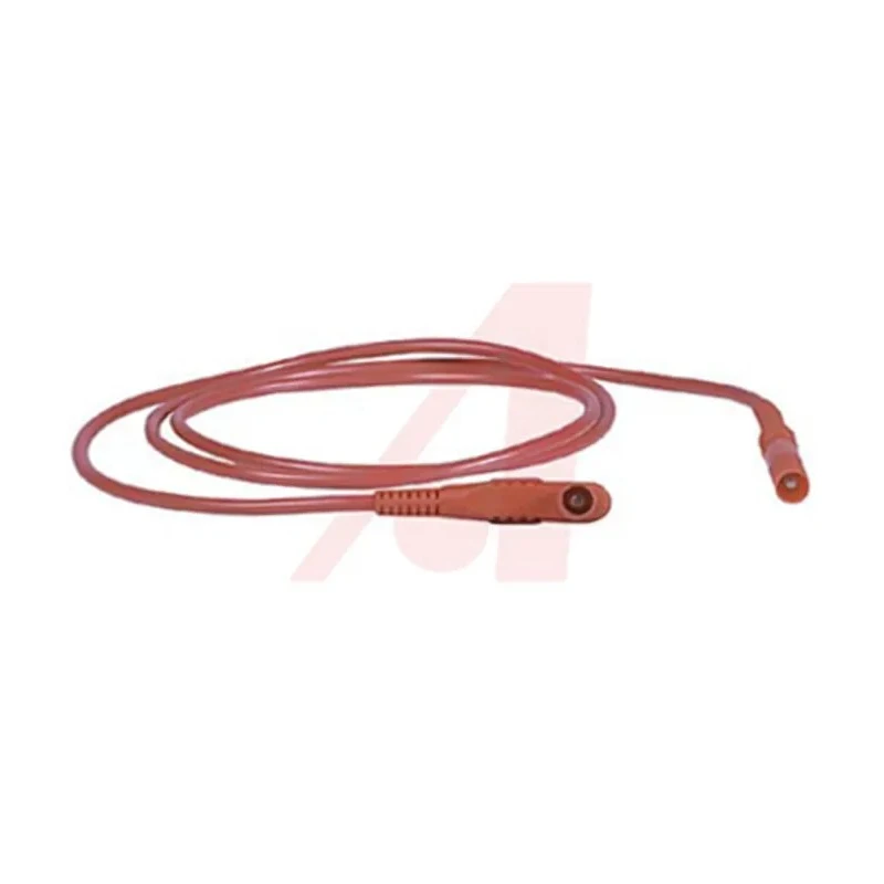 Mueller Electric Connector Test Lead 20A, 1kV, Red, 1 m Lead Length BU-6162-N-39-2