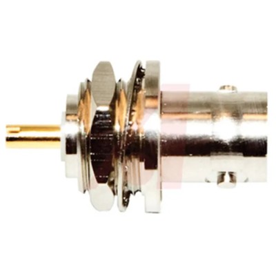 Mueller Electric BNC Series Panel Mount Female BNC Coaxial Connector, 50Ω, Straight Body BU-P3778