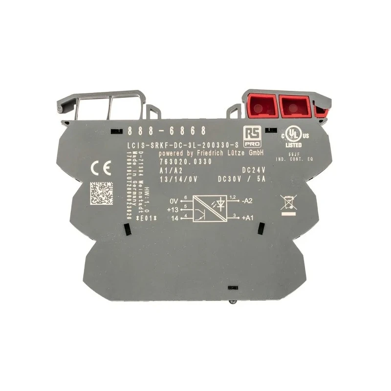 Weidmüller RS PRO Solid State Relay MOSFET, 5 A Load, DIN Rail Mount, 30 V Load, 30V Control 888-6868