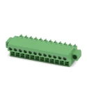 Phoenix Contact Pluggable Terminal Block 12-Contact 3.81 mm Pitch 1 Row 8A Polyamide Housing Female Connector 1850958