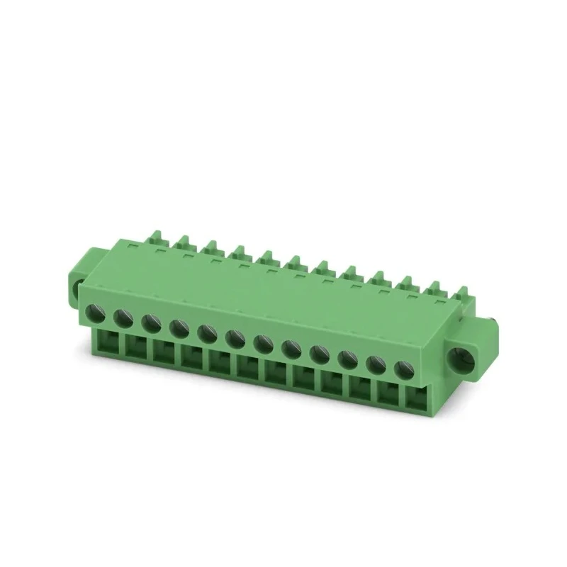 Phoenix Contact Pluggable Terminal Block 12-Contact 3.81 mm Pitch 1 Row 8A Polyamide Housing Female Connector 1850958