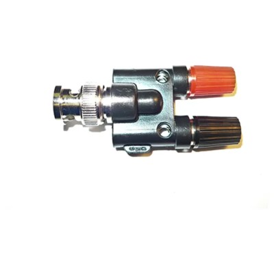Mueller Electric Red, Black Male Test Connector Adapter Brass Contacts Gold Nickel Plated BU-P1296