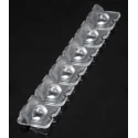 Ledil Shelly Series LED Lens Asymmetric Rectangular Beam C14274_SHELLY-T-6X1-WAS