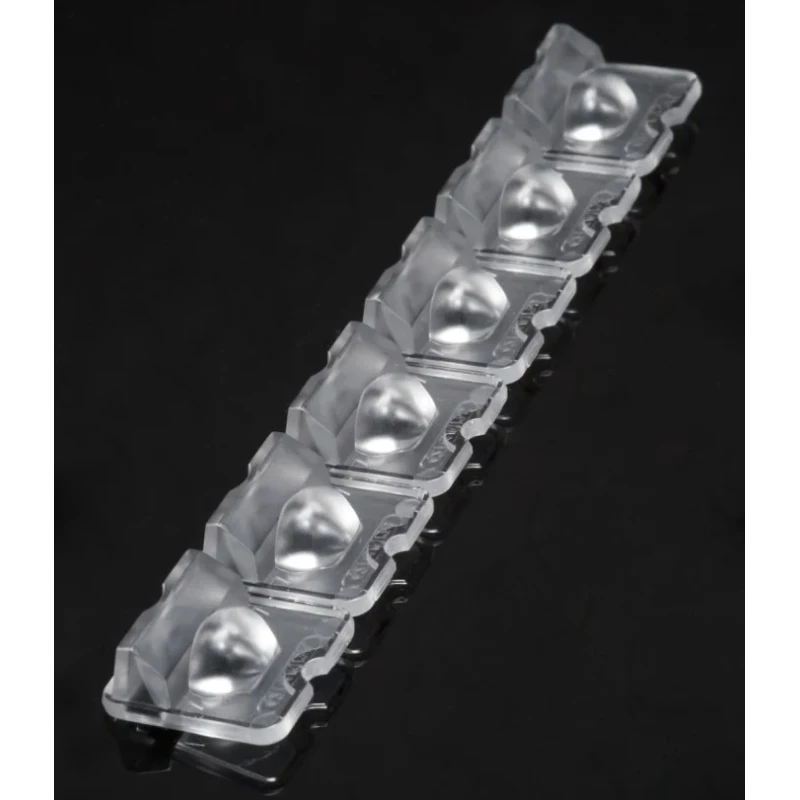 Ledil Shelly Series LED Lens Asymmetric Rectangular Beam C14274_SHELLY-T-6X1-WAS