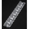 Ledil Shelly Series LED Lens Asymmetric Rectangular Beam C14274_SHELLY-T-6X1-WAS