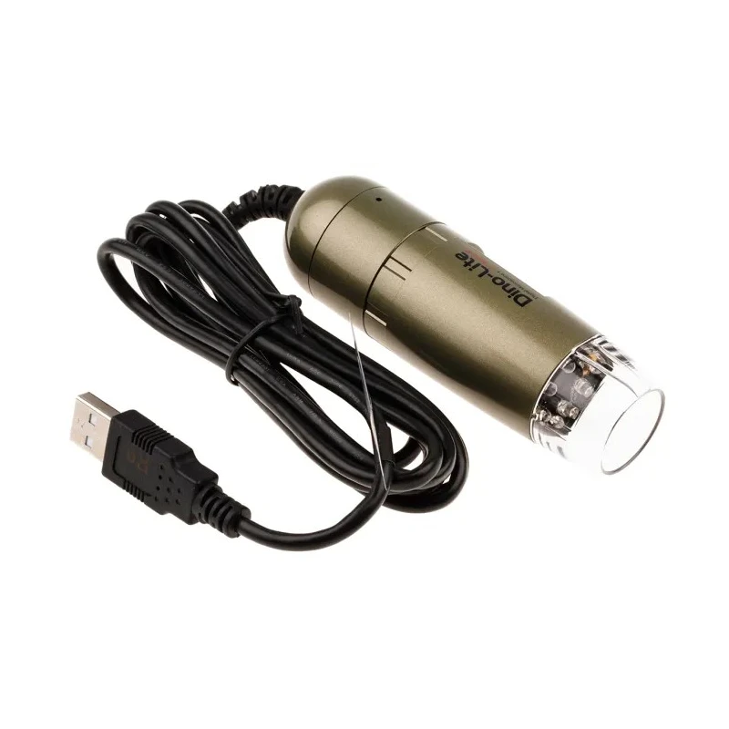 Dino-Lite USB Digital Microscope, 1280 x 1024 Pixel Resolution, 10 to 70x Magnification, White LED Illumination, USB AM4113T