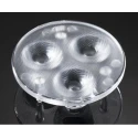 Ledil Tuija Series LED Lens 46 to 59 ° Round Beam, Polymethyl Methacrylate, 50mm Diameter C11191_TUIJA-3-W
