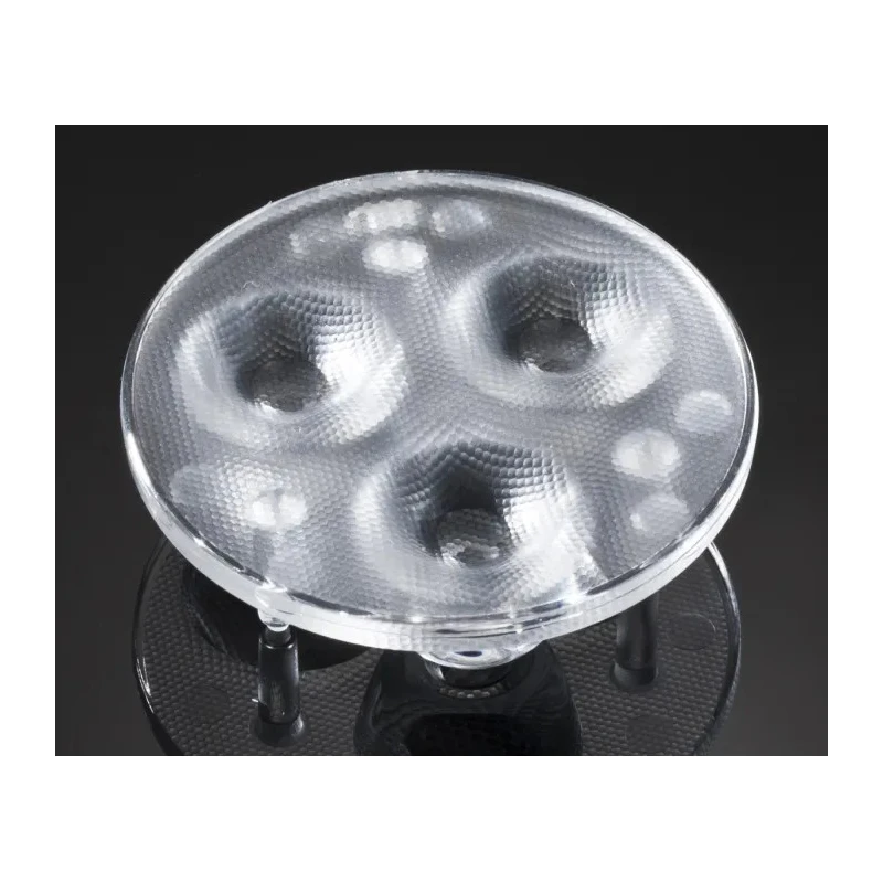 Ledil Tuija Series LED Lens 46 to 59 ° Round Beam, Polymethyl Methacrylate, 50mm Diameter C11191_TUIJA-3-W