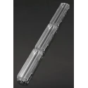 Ledil FLORENCE Series LED Lens Rectangular Shape Clear Polymethyl Methacrylate PMMA Asymmetric F14487_FLORENCE-1R-MAXI-WG
