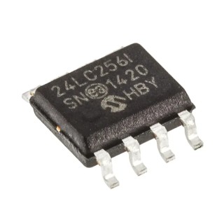 Microchip 256 kB Serial EEPROM 8-Pin SOIC Serial-I2C 24LC256-I/SN