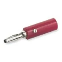 Mueller Electric Red Male Banana Plug 4 mm Connector Screw Termination 15A Nickel Plating BU-00245-2