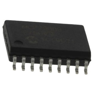 Microchip 8-Channel I/O Expander SOIC 18 MCP23008-E/SO, Surface Mount, 1.8V–5.5V Supply, 5MHz Clock Frequency