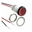 Dialight Red Panel Mount Indicator 5V dc 80mA Lead Wire Termination 557-1502-203F