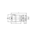 Huco Adjustable 6-Plate Friction Clutch, 16mm Bore, 300 Ncm Torque, 500rpm Maximum Speed, In-Line Mount 269P48.4242.RS