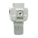 SMC Pneumatic Regulator with G 1/8 Outlet Size Polycarbonate Body Maximum Operating Temperature 60°C 0.05 MPa AR20-F01-B
