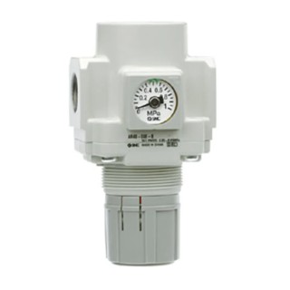 SMC Pneumatic Regulator with G 1/8 Outlet Size Polycarbonate Body Maximum Operating Temperature 60°C 0.05 MPa AR20-F01-B