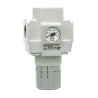 SMC Pneumatic Regulator with G 1/8 Outlet Size Polycarbonate Body Maximum Operating Temperature 60°C 0.05 MPa AR20-F01-B