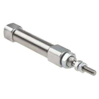 SMC 15 mm Pneumatic Piston Rod Cylinder, Double Acting, Aluminium Alloy Body, 89 mm Length, 15 mm Stroke, CDJ2 Series 