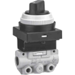 SMC Pneumatic Manual Control Valve Push Button Flush Red Side Port G 1/8 VM130-F01-34RA