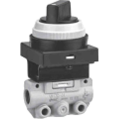 SMC Pneumatic Manual Control Valve Push Button Flush Red Side Port G 1/8 VM130-F01-34RA