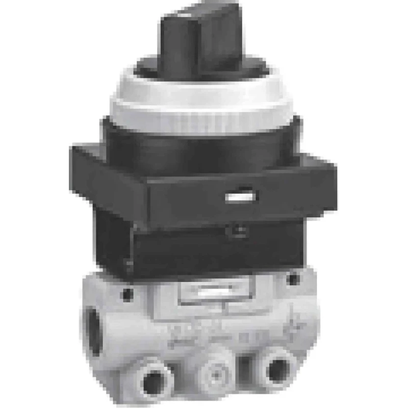 SMC Pneumatic Manual Control Valve Push Button Flush Red Side Port G 1/8 VM130-F01-34RA