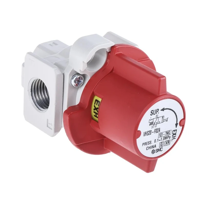 SMC Locking Shut-Off Pneumatic Manual Control Valve VHS20 Series Rc NPT G 1/4 1 MPa Die Cast Aluminium 