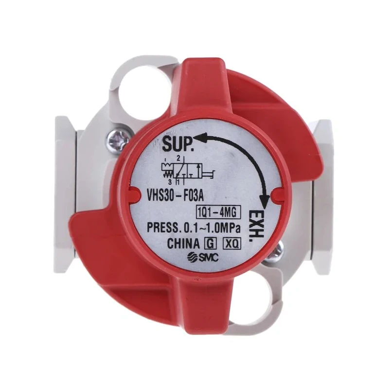 SMC Locking Shut-Off Pneumatic Manual Control Valve VHS30 Series Rc NPT G 3/8 1 MPa Die Cast Aluminium VHS30