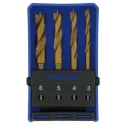 Dremel 4-Piece Titanium Coated Wood Drill Bit Set 3-6mm Shank Diameter 3.2mm for Dremel Tools 26150636JA
