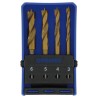 Dremel 4-Piece Titanium Coated Wood Drill Bit Set 3-6mm Shank Diameter 3.2mm for Dremel Tools 26150636JA